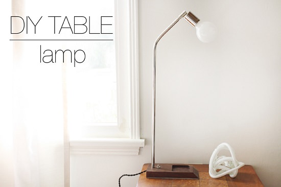 diy table lamp