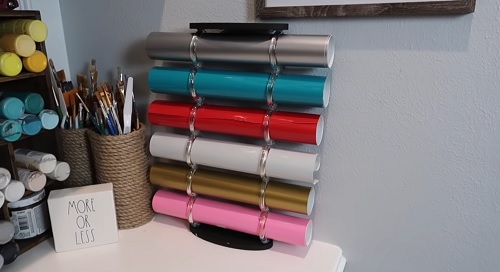 DIY Vinyl Storage Rack for Rolls and Sheets - Daily Dose of DIY